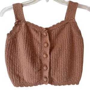 Weekend Los Angeles knitted crop top